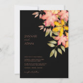 Herbstwochenende in der Liebe Einladung (Vorderseite)