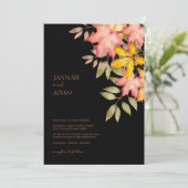 Herbstwochenende in der Liebe Einladung (Stehend Vorderseite)