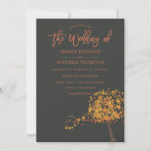 Herbstwochenende personalisierte Einladung (Vorderseite)