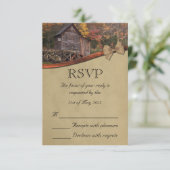 Herbstwochenende RSVP Karte (Stehend Vorderseite)