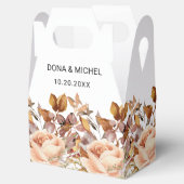 Herbstwochenende Rustikale Boho Hochzeit Geschenkschachtel (Geöffnet)