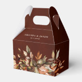 Herbstwochenende Rustikale Boho Hochzeit Geschenkschachtel (Vorderseite)