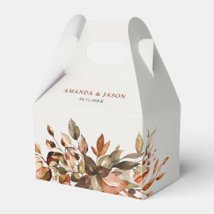 Herbstwochenende Rustikale Boho Hochzeit Geschenkschachtel