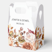 Herbstwochenende Rustikale Boho Hochzeit Geschenkschachtel (Geöffnet)