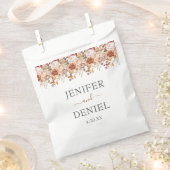 Herbstwochenende Rustikale Boho Hochzeit Geschenktütchen (Ausgeschnitten)