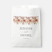 Herbstwochenende Rustikale Boho Hochzeit Geschenktütchen (Vorderseite)
