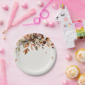 Herbstwochenende Rustikale Boho Hochzeit Pappteller (Party)