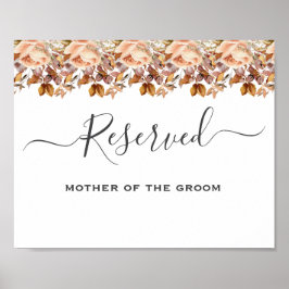 Herbstwochenende Rustikale Boho Hochzeit Poster