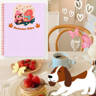 Herbstwochenschrift Geschenk für ihre 🌸 💗 🤎 🍁  Notizblock