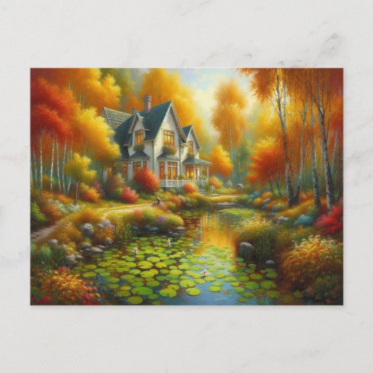 Herbstwochensee Postkarte (Vorderseite)