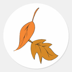 Herbstwochenthema Einladungen Umfasst Siegel Runder Aufkleber