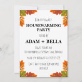 Herbstwohnung Einladungen (Vorderseite)