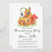 Herbstwohnung Einladungen (Vorne/Hinten)