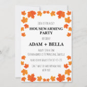 Herbstwohnung Einladungen (Vorderseite)