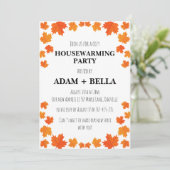 Herbstwohnung Einladungen (Stehend Vorderseite)