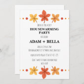 Herbstwohnung Einladungen (Vorne/Hinten)