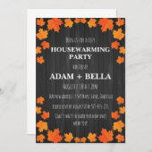 Herbstwohnung Einladungen (Vorne/Hinten)