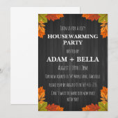 Herbstwohnung Einladungen (Vorne/Hinten)