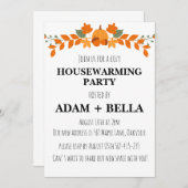 Herbstwohnung Einladungen (Vorne/Hinten)