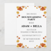 Herbstwohnung Einladungen (Vorne/Hinten)