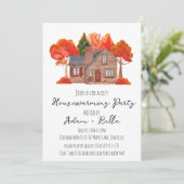 Herbstwohnung Einladungen (Stehend Vorderseite)