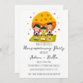 Herbstwohnung Einladungen (Vorne/Hinten)