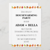 Herbstwohnung Einladungen (Vorne/Hinten)