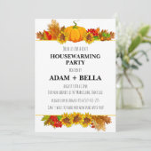 Herbstwohnung Einladungen (Stehend Vorderseite)