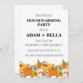 Herbstwohnung Einladungen (Vorne/Hinten)