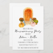 Herbstwohnung Einladungen (Vorne/Hinten)