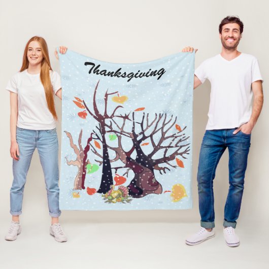 Herbstwonderland - fleecedecke (Beispiel)