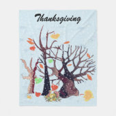 Herbstwonderland - fleecedecke (Vorderseite)