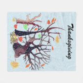 Herbstwonderland - fleecedecke (Vorderseite (Horizontal))