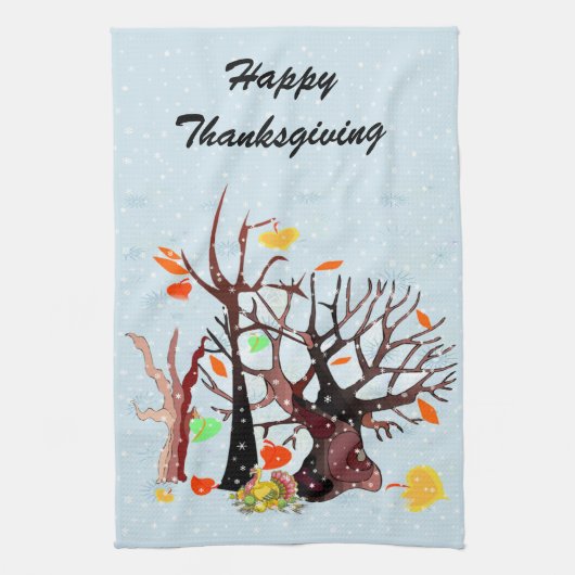 Herbstwonderland - geschirrtuch (Vertikal)