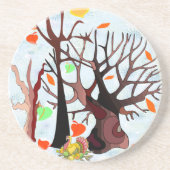 Herbstwonderland - getränkeuntersetzer (Vorne)