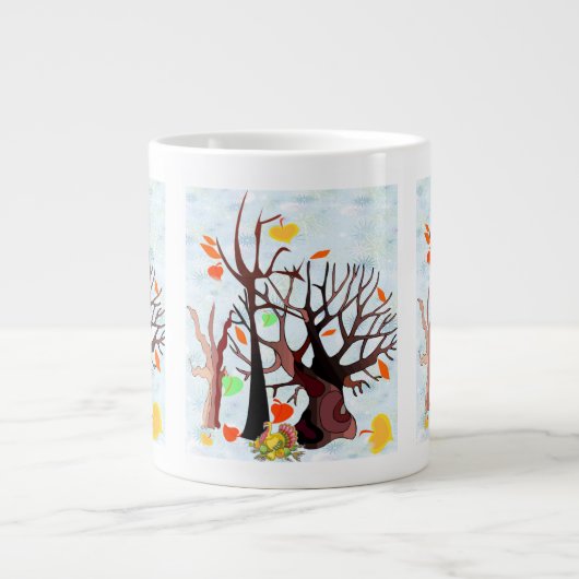 Herbstwonderland - Jumbo-Tasse (Vorderseite)