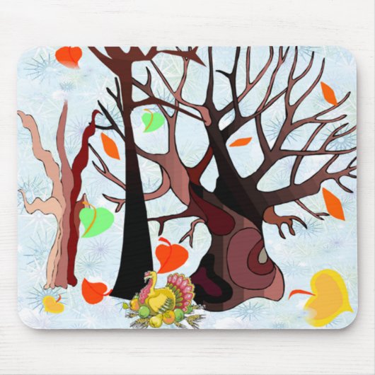 Herbstwonderland - mousepad (Vorne)