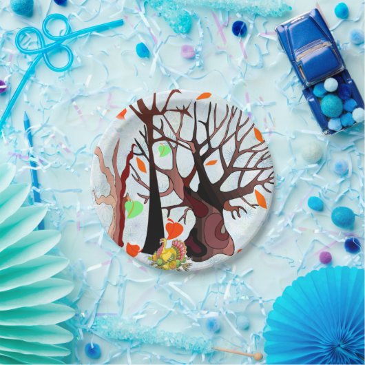 Herbstwonderland - pappteller (Party)