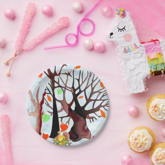 Herbstwonderland - pappteller (Party)