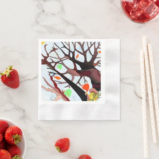 Herbstwonderland - serviette (Beispiel)