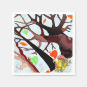 Herbstwonderland - serviette (Vorderseite)