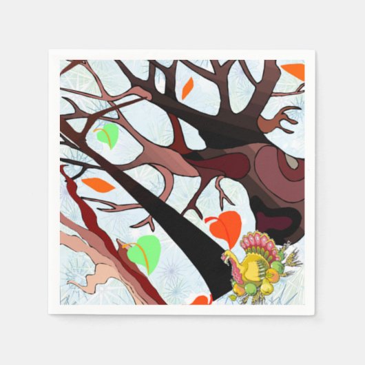 Herbstwonderland - serviette (Vorderseite)