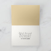 Herbstwoodland-Beileid Karte (Innenseite)