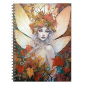 Herbstwoodland Faiasy Fantasy Art Notizblock (Vorderseite)