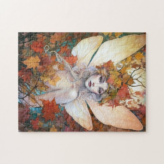 Herbstwoodland Faiasy Fantasy Art Puzzle (Horizontal)