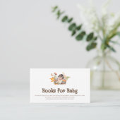 Herbstwoodland-Feenbücher für Baby-Beilage Begleitkarte (Stehend Vorderseite)
