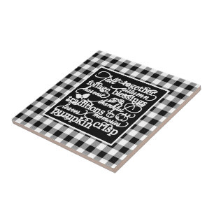 HerbstWörter Fliese