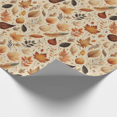 Herbstwrapper Geschenkpapier (Ecke)
