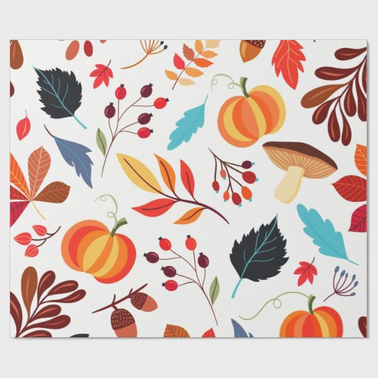 Herbstwrapper Geschenkpapier (Flach)