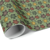 Herbstwrapper Geschenkpapier (Rolleneckpunkt)